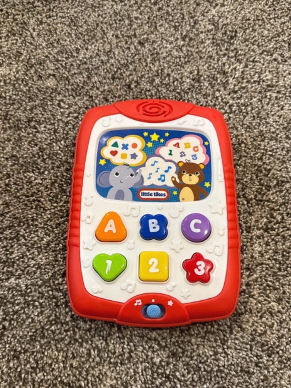 Little Tikes Red Interactive ABC & 123 Learning Toy Phone